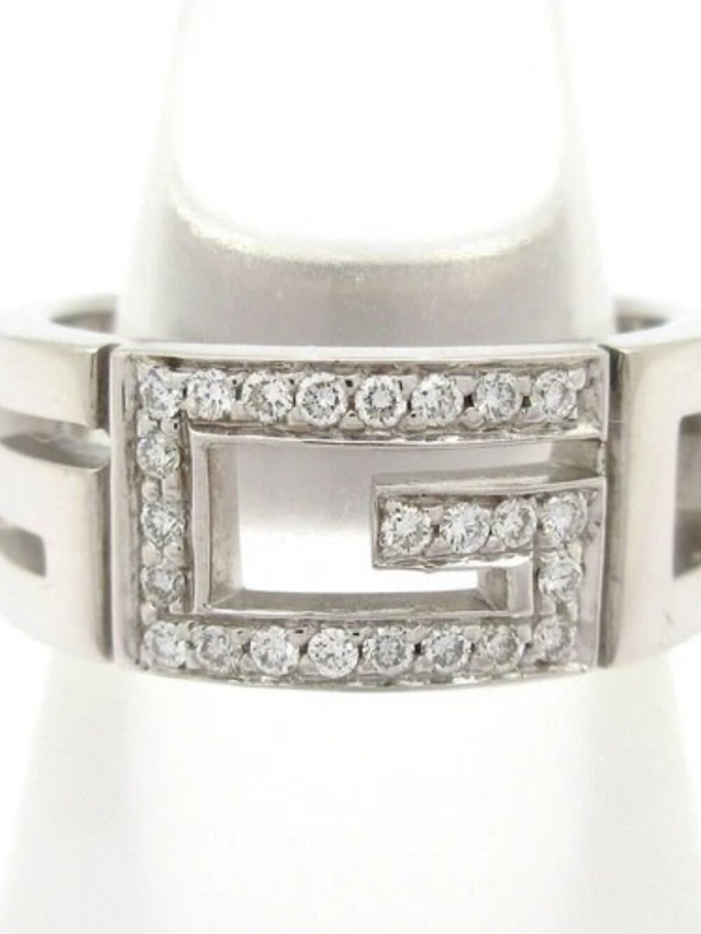 GUCCI Multiple 18K White Gold Diamond Ring